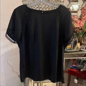 Donna Karan Black Blouse M